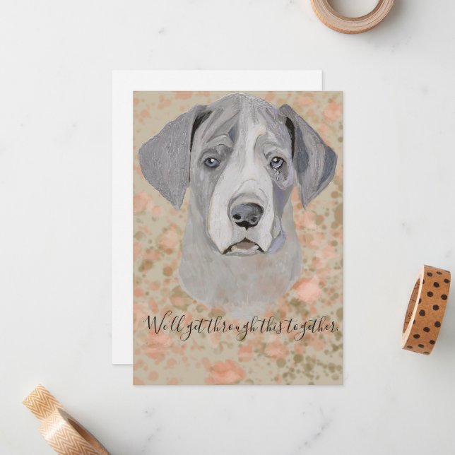 Passaremos Por Isso Juntos Com Um Cartão De Nota S (Frente/Verso In Situ)