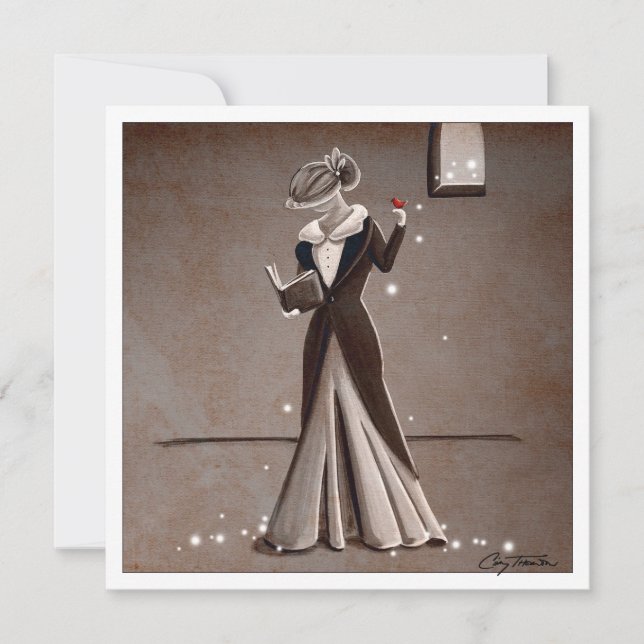 Pássaro Antecipado - Mini Impressão (Frente)