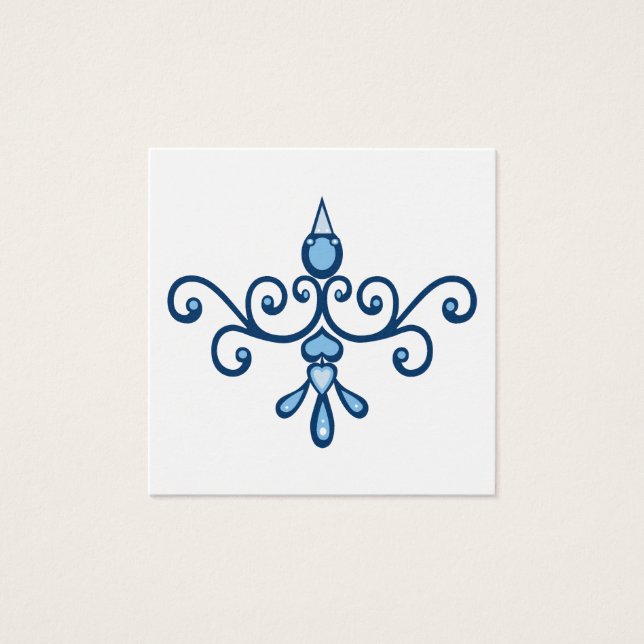 Pássaro azul alado da felicidade arte popular mode (Frente)