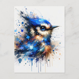 Pássaro azul, Cartão postal