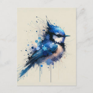 Pássaro azul, Cartão postal