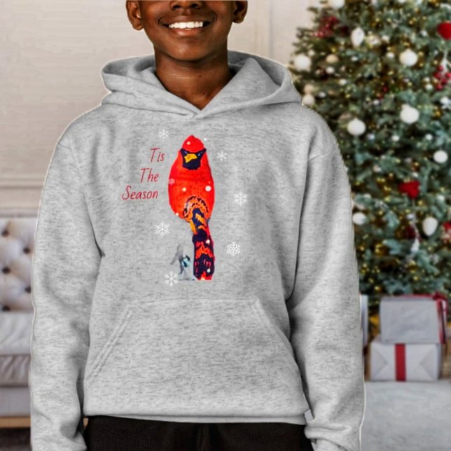Pássaro Cardinal na Nevasca ( Choose this Christmas bird design, if you particularly like Cardinal birds!)