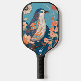 Pássaro Colorido Personalizado Pickleball