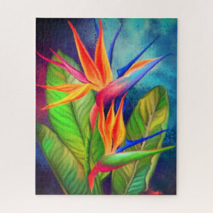 Pássaro da Flor do Paraíso Quebra-cabeça - Pintura