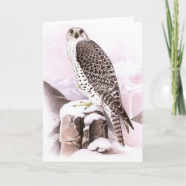 PÁSSARO DE Cartão de Nota Dobrado NA NEVE