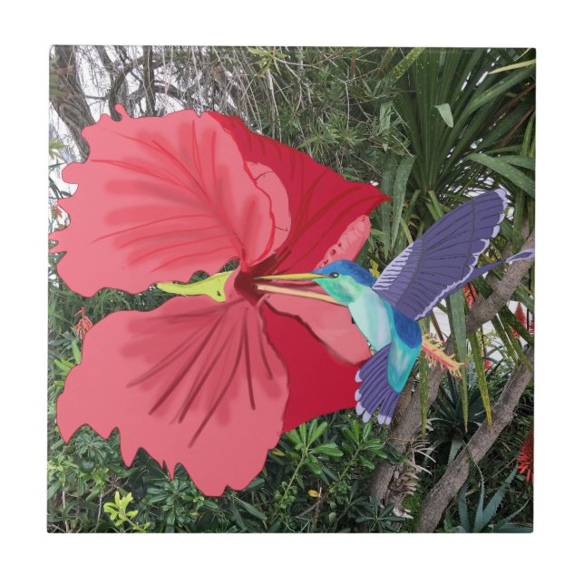 Pássaro de Humor Azul e Verde (Frente)