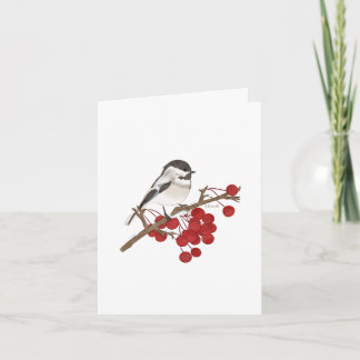 Pássaro de inverno - Cartões de Nota Cristãos