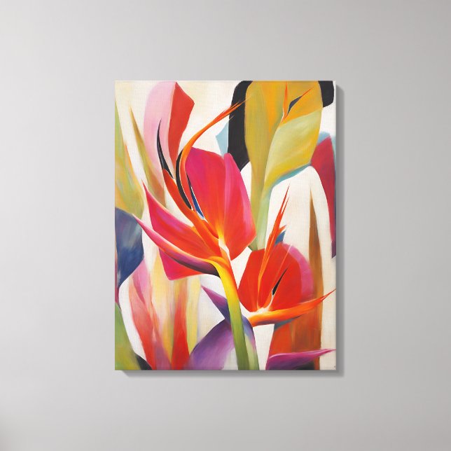 Pássaro do Paraíso - Impressão de Canvas (Frente)