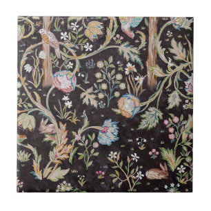 Pássaro e Coelho no Jardim Flor, William Morris