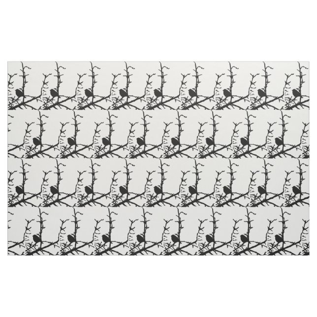 Pássaro em um Tecido de Ramificação (Fat Quarter)