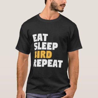 Pássaro Engraçado Assistindo Camisa De Leve Longa