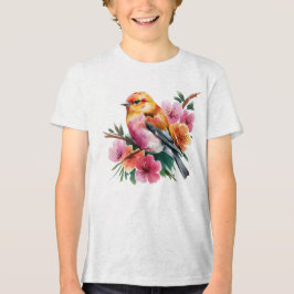 Passaro Flor Rosa