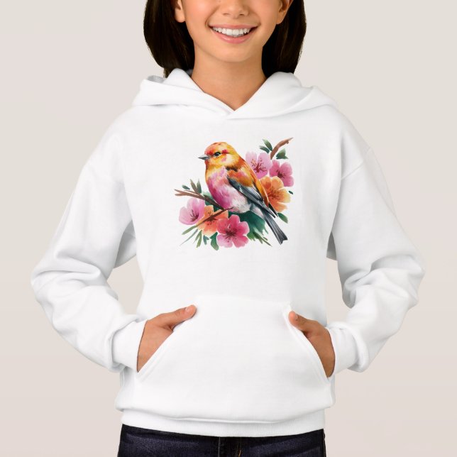 Passaro Flor Rosa (Frente)