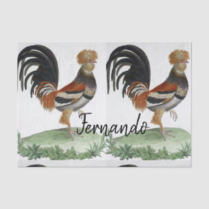 Pássaro Francês de Papel Tecidual