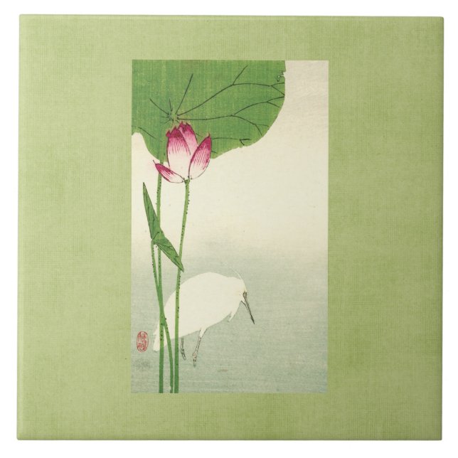 Pássaro japonês do século XIX (Frente)