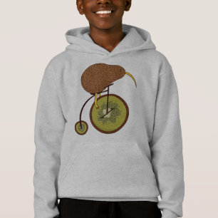 Pássaro Kiwi Legal no Design de Fruta Kiwi