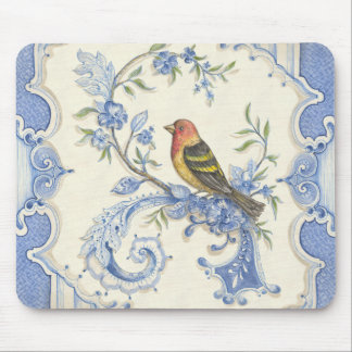 Pássaro Mousepad do Chinoiserie de Kate McRostie