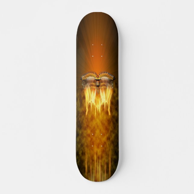 Pássaro no skate de voo (Frente)