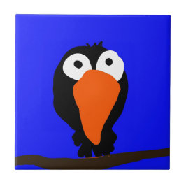 pássaro preto desenhando uraco