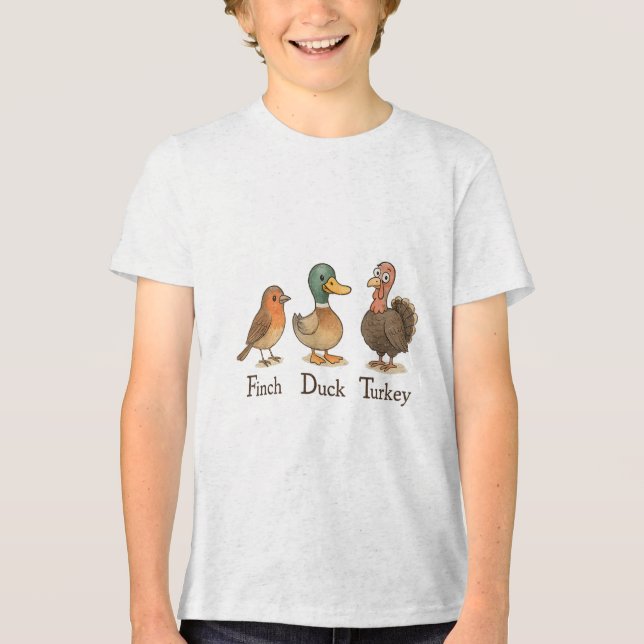 Pássaro Sutil Anti-Trump Camisa Retro Pata Pássaro (Frente)