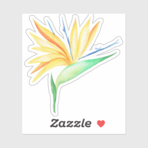 Pássaro tropical do paraíso vinil adesivo