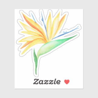 Pássaro tropical do paraíso vinil adesivo