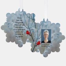 Pássaro Vermelho Cardinal do Memorial Keepsaame