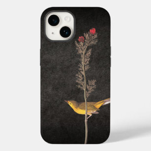 Pássaro Warbler Hooded de Audubon na Reusab Flor V