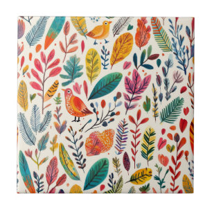Pássaros Boho Aquarela – Inspirados na Natureza Ar