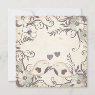Pássaros de Amor Casamento (em branco)