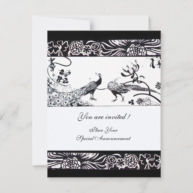 PÁSSAROS DE AMOR NO CASAMENTO, CONVITES FLOREAIS P (Frente)