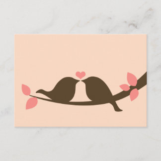 Pássaros de Chocolate Love Casando RSVP