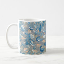 Pássaros de uma caneca de café de penas