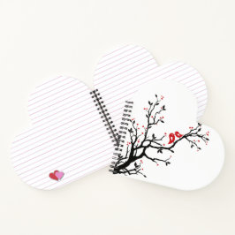 Pássaros do Amor em Ramificação - Arte Romântica e