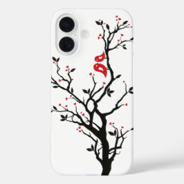 Pássaros do Amor em Ramificação - Arte Romântica e