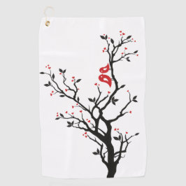 Pássaros do Amor em Ramificação - Arte Romântica e