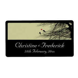 Pássaros do Amor, etiquetas de souvenir