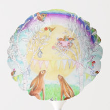 Pássaros e coelhos esperando bebê!