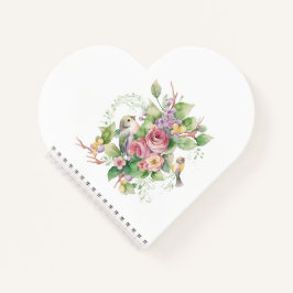 Pássaros e flores