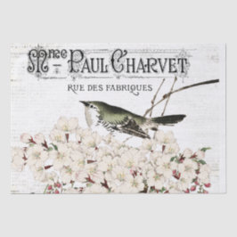 Pássaros e Papel Tecido Magnético