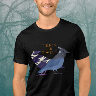 Pássaros Halloween Truque ou Tweet