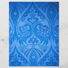 Pássaros Pavões Orientais Azuis