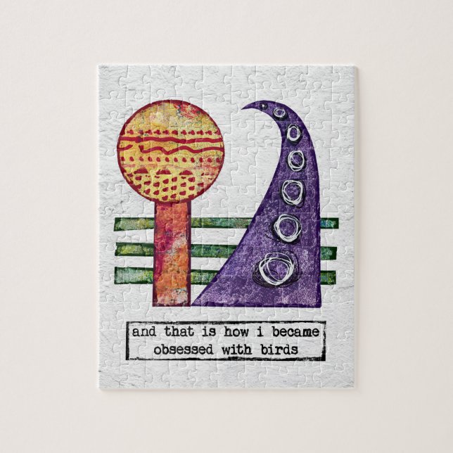 Pássaros Quebra-cabeça - Engraçado Obcecado Com Pá (Vertical)