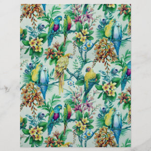 Pássaros vintage de verão