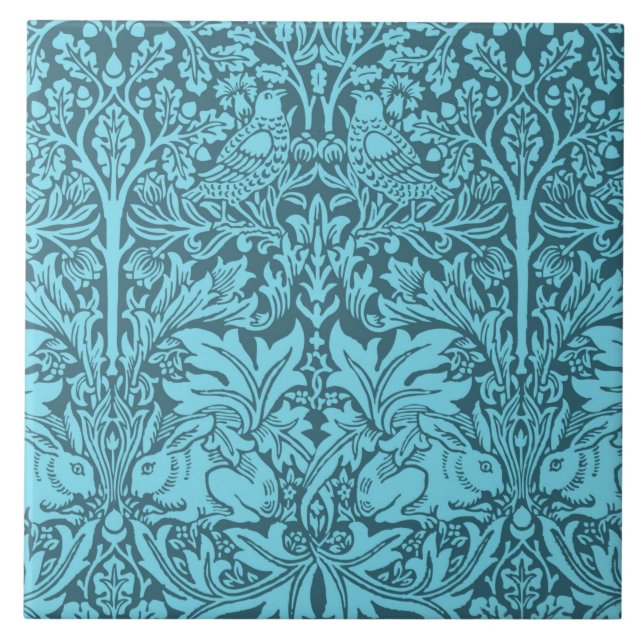 Pássaros Vintage e Coelhos (Frente)