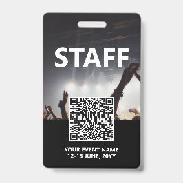 Passe de Acesso a Eventos Personalizados do Crachá