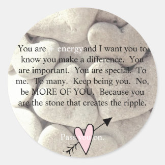 Passe-o em adesivos Conjunto de 20, 1,5" redondo