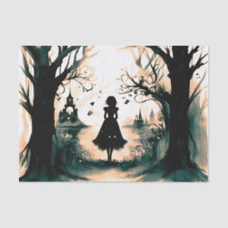 Passear no Papel de Decoupage Tecido de Parque