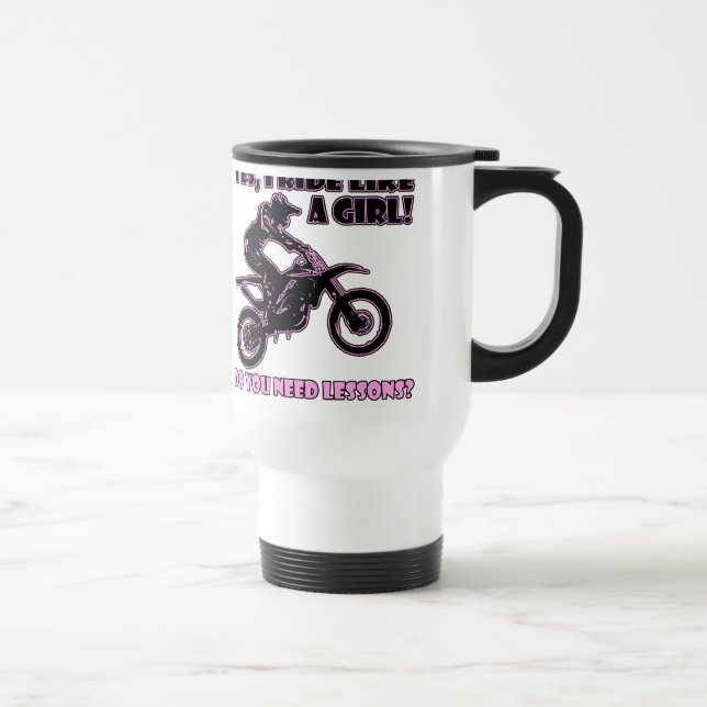 Passeio como uma caneca de viagem do motocross da (Direita)