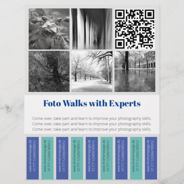 Passeio de Foto com Panfleto Raspado (Frente)